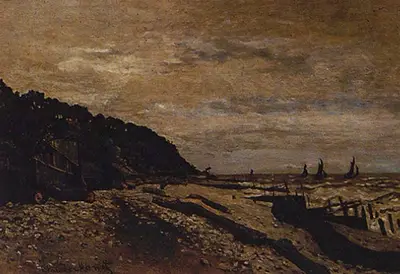 Boatyard near Honfleur (1864) Claude Monet